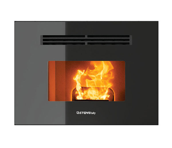 Insert à granulés Piano Glass Stove Italy